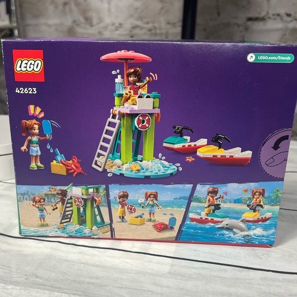 LEGO Friends Beach Water Scooter Fun Set 42623 – 84 pcs – New in Box 🏖️🐬 - Picture 3 of 6